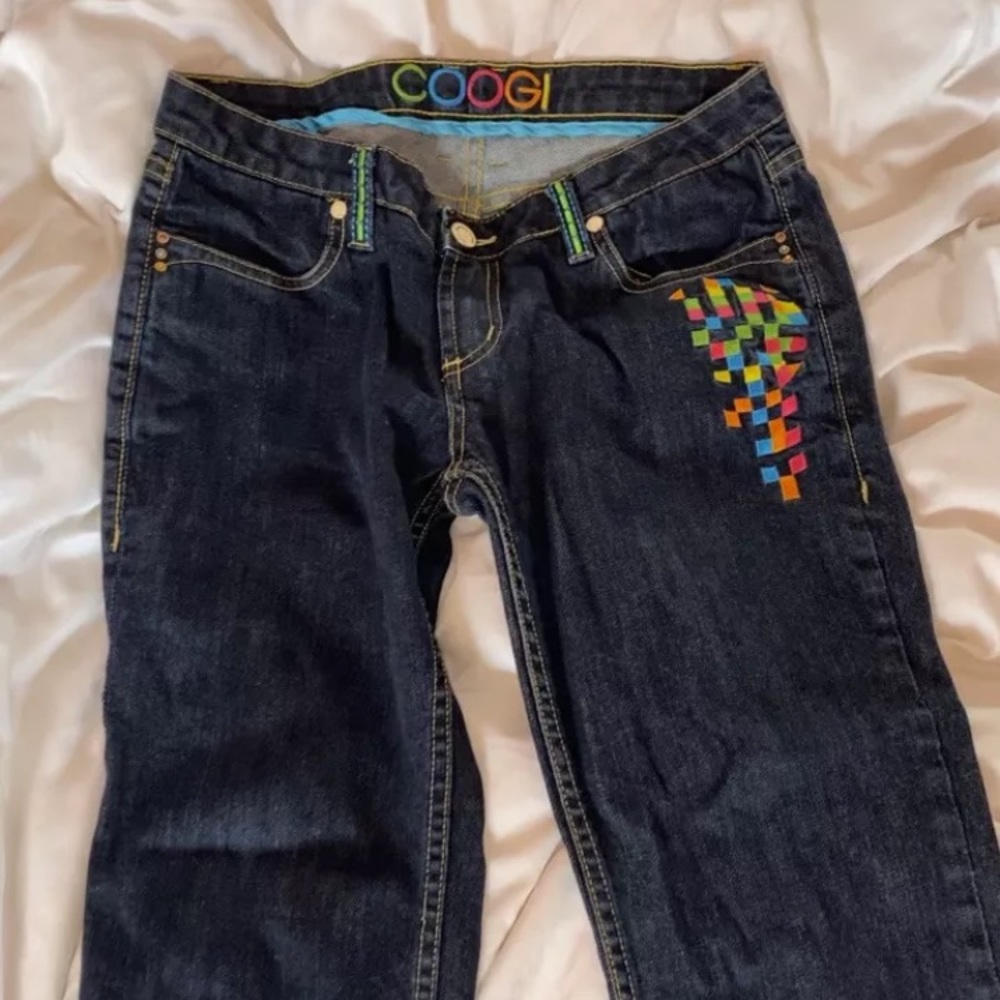 Coogi embroidered jeans 11/12 AUS X 33.5